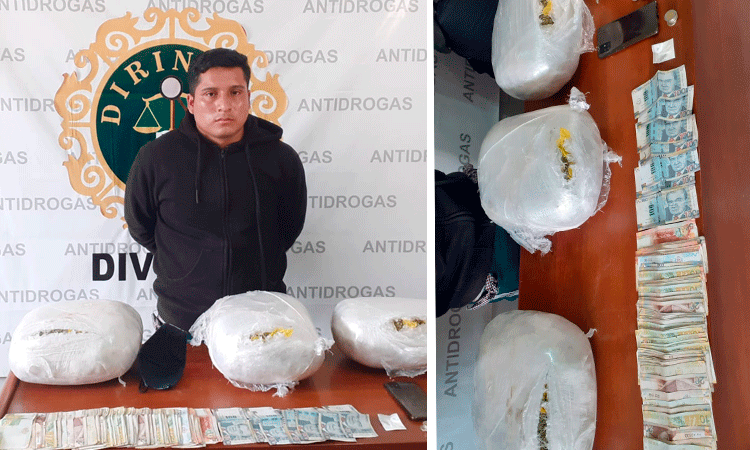 Capturan a cabecilla de banda encargada de abastecer a microcomercializadores de droga en Trujillo