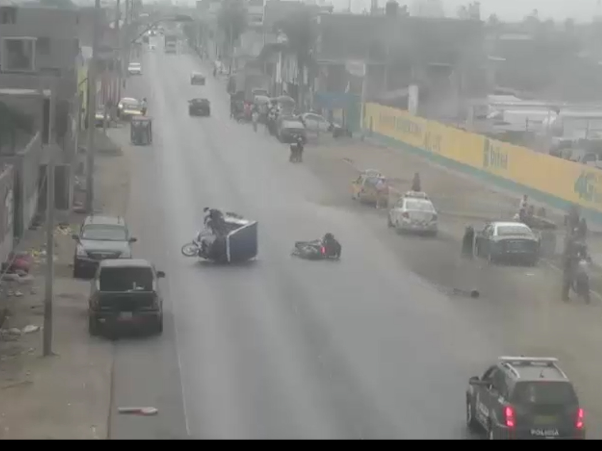 Víctor Larco: dos heridos deja accidente frente a terminal pesquero