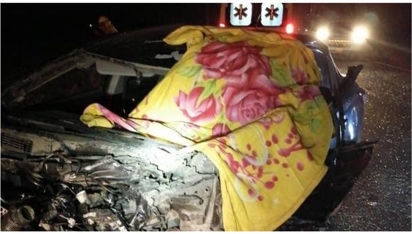 Simbal: Un muerto deja choque entre automóvil y camión