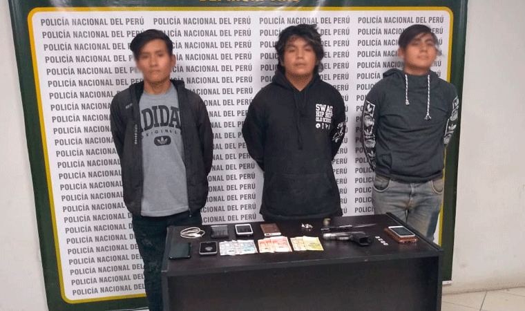 Retienen a menores por asaltar a transeúntes en Virú