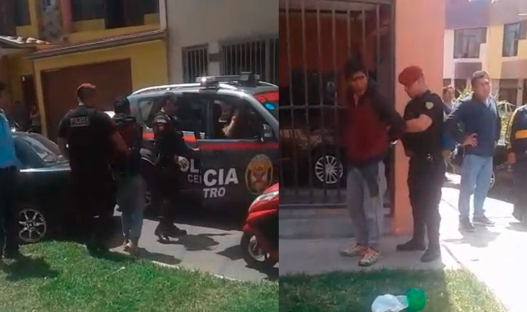 Vecinos detienen a ladrón que asaltó con cuchillo a mujer en urbanización Santa Inés