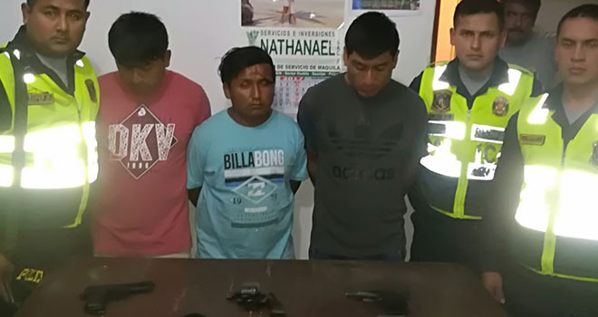 Chocope: detienen a presuntos integrantes de la banda “Los Charlys de Paiján”