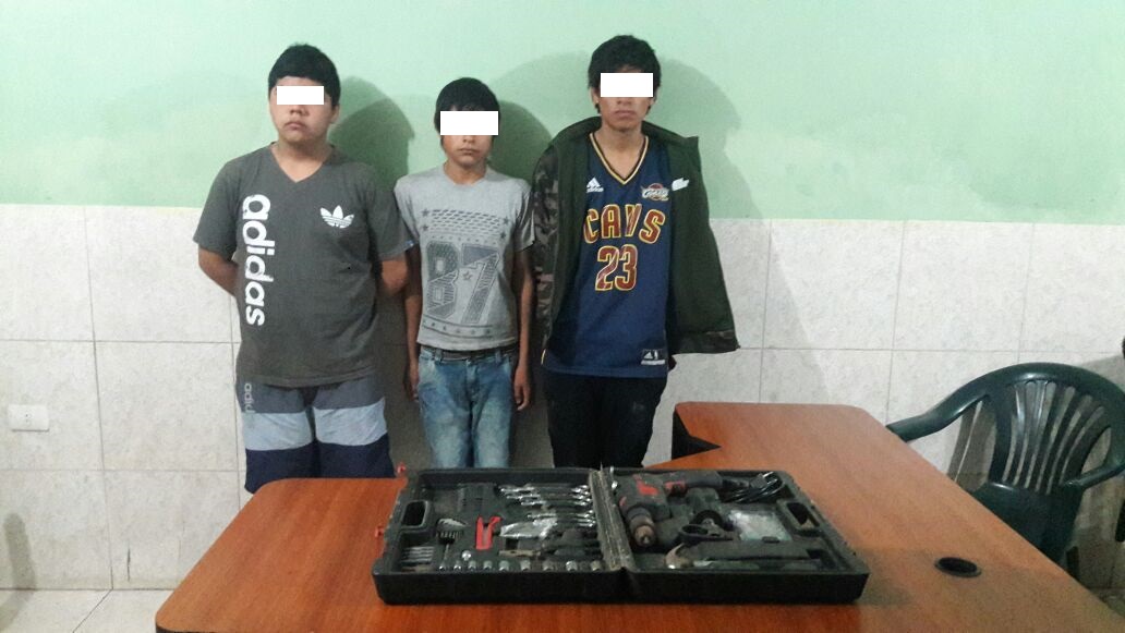 Moche: tres adolescentes fueron retenidos por hurtar en casa