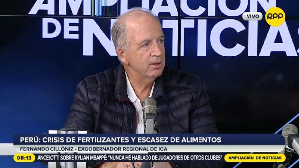 Fernando Cillóniz: "La crisis alimentaria se está agravando con la inoperancia de este Gobierno"