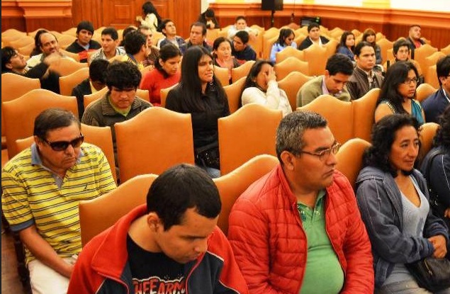  Invidentes y sordomudos disfrutaron de película en Trujillo