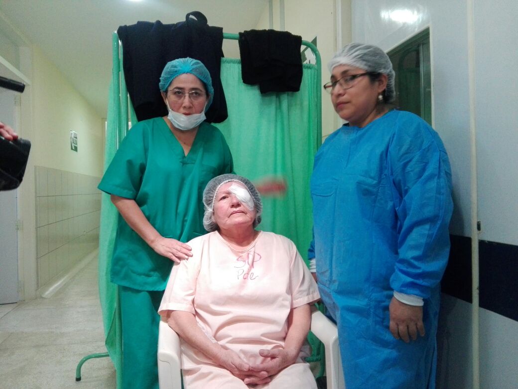 La Esperanza: con éxito se realizan cirugías de cataratas en hospital Jerusalén