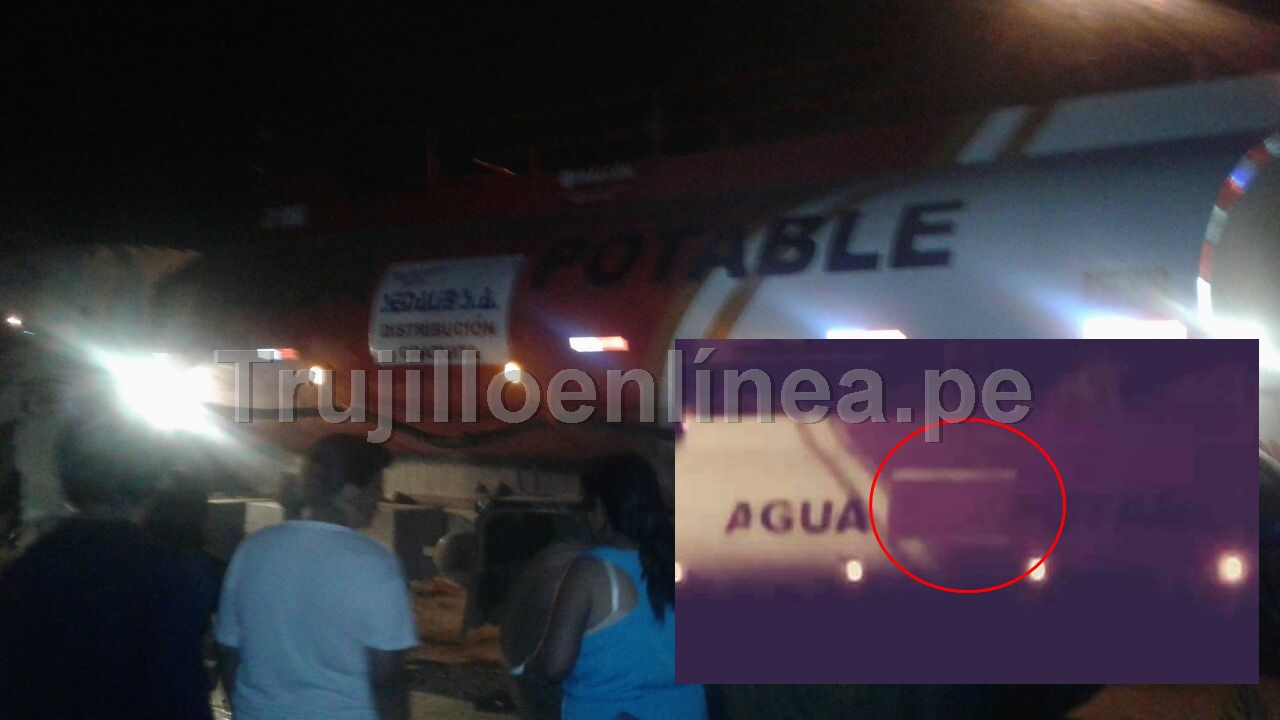 Vecina de Alto Trujillo denuncia venta de agua en cisternas de Sedalib