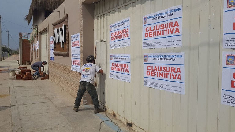 Víctor Larco: municipio distrital clausuró definitivamente local Aloha