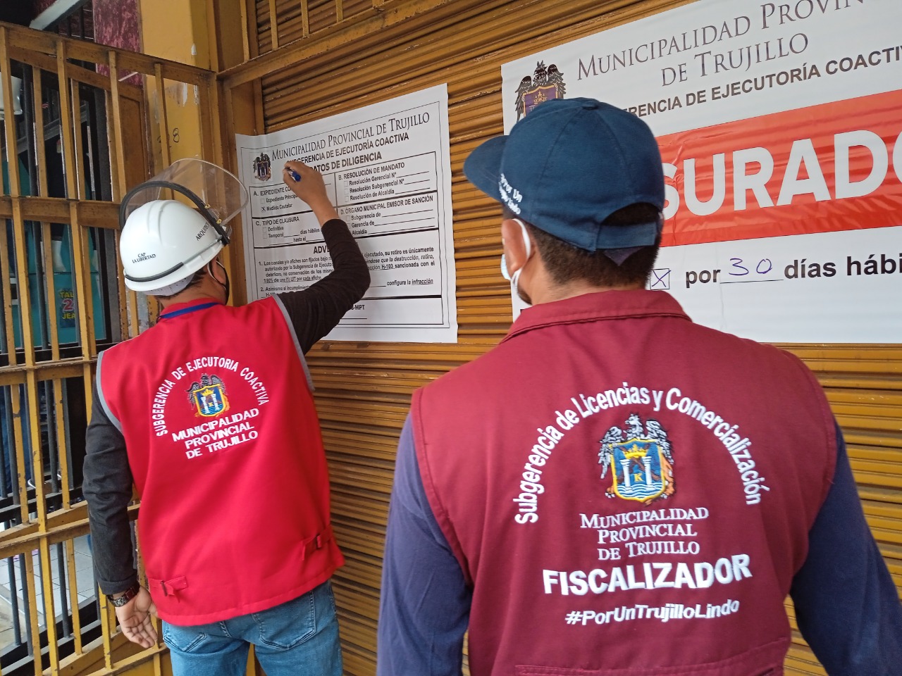 Trujillo: cierran locales y los multan por abrir sin autorización