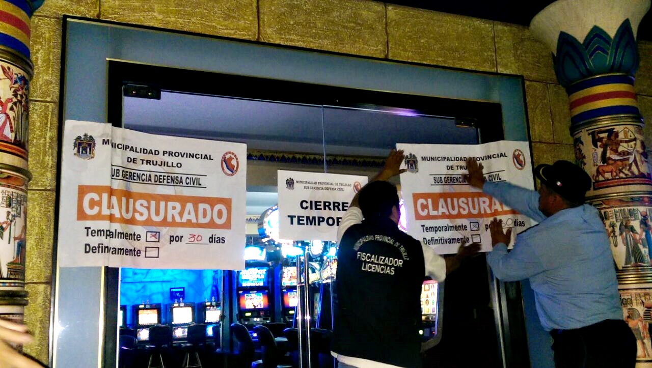 Municipalidad de Trujillo cierra por 20 días casino Keops
