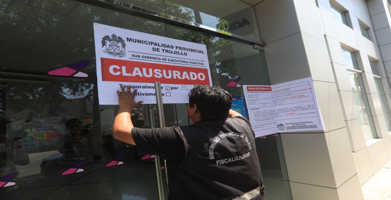 Clausuran locales de las empresas de transportes Civa y Vía en Trujillo