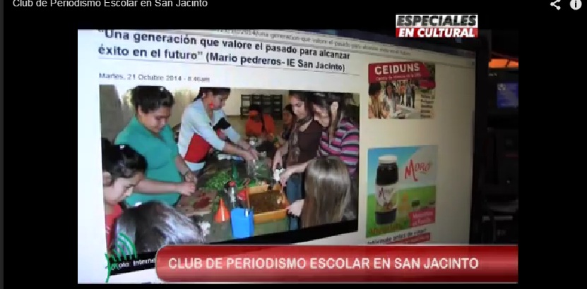 Ancash: Realizan reportaje a integrantes del Club de Periodismo de San Jacinto