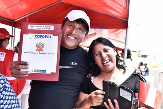 Títulos de propiedad de Cofopri impiden venta de terrenos durante 5 años