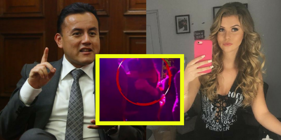 Congresista Richard Acuña fue “ampayado” con modelo Brunella Horna en discoteca