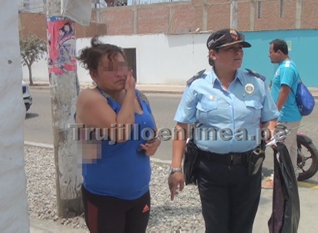 Trujillo: mujeres colombianas atacan a comerciante y le cortan el cabello