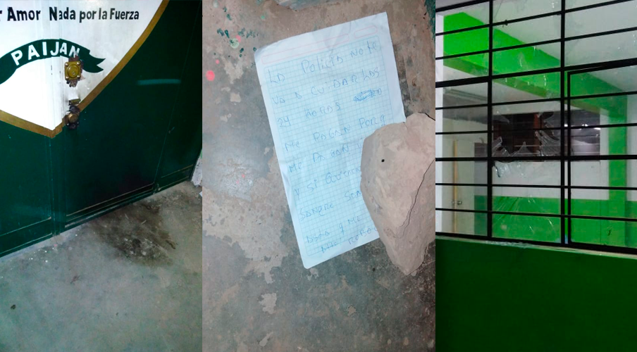 Paiján: delincuentes extorsionan colegio donde se ejecutará obra de remodelación