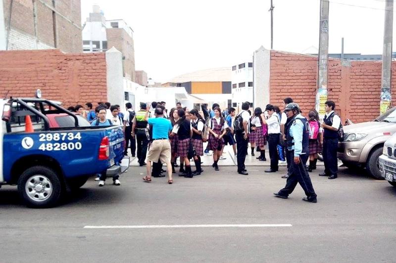 Servicio de Serenazgo brindan seguridad en colegios de Trujillo
