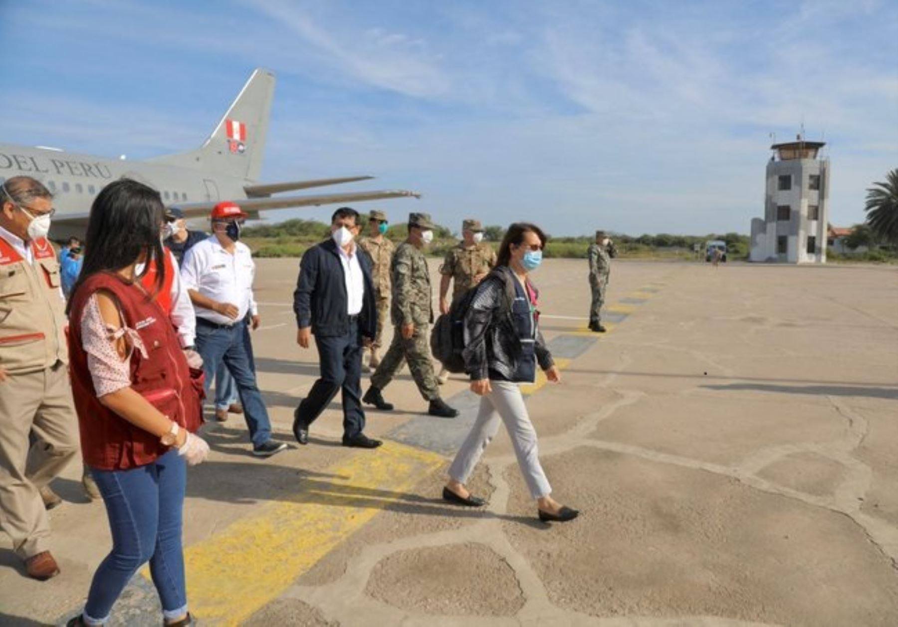 Comando de Operaciones arriba a Lambayeque para supervisar plan contra el covid-19