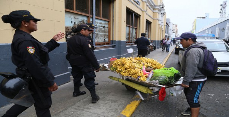 Trujillo: municipio refuerza control de comercio informal en el Centro Histórico