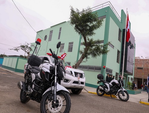 Trujillo: comuna provincial inauguró obras en comisaría El Alambre