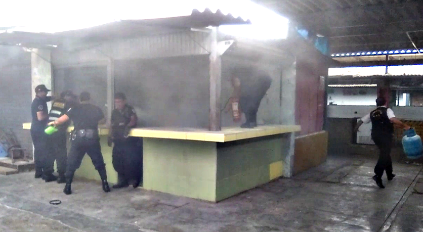  Conato de incendio en mercado Santo Dominguito fue controlado por serenazgo
