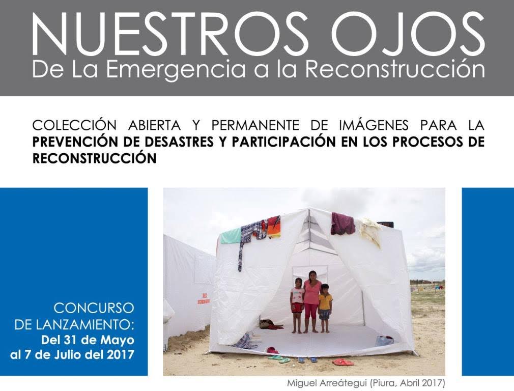 Concurso fotográfico para promover ciudadanos veedores de los desastres y la reconstrucción