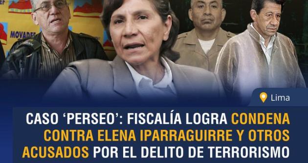 Poder Judicial ordena disolver el Movadef y condenó por terrorismo a Elena Iparraguirre