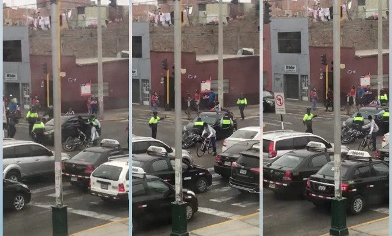 Trujillo: conductor embiste a inspectores y trata de darse a la fuga