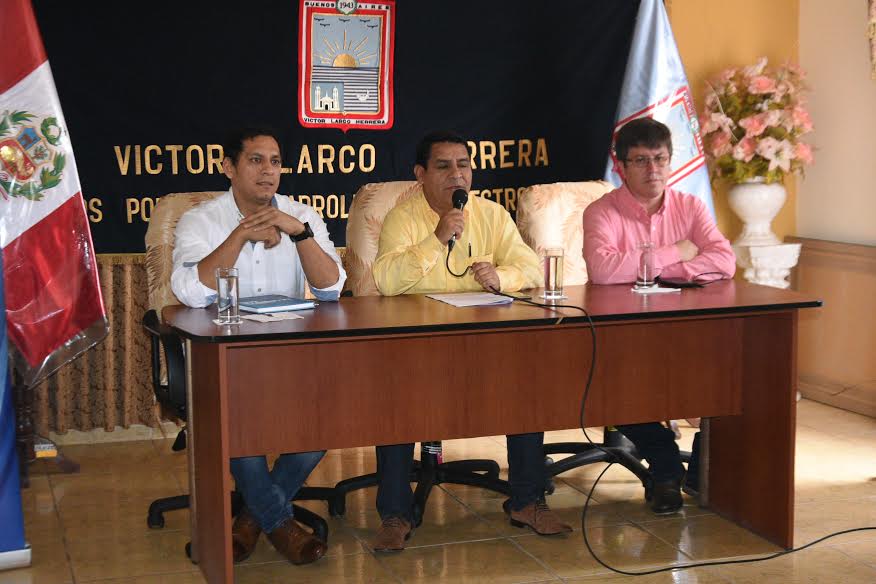 Anuncian rehabilitación de las principales vías de Víctor Larco