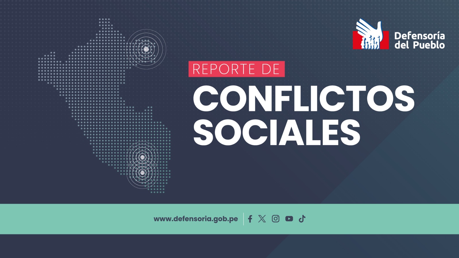Defensoría reportó siete nuevos conflictos sociales en el mes de octubre