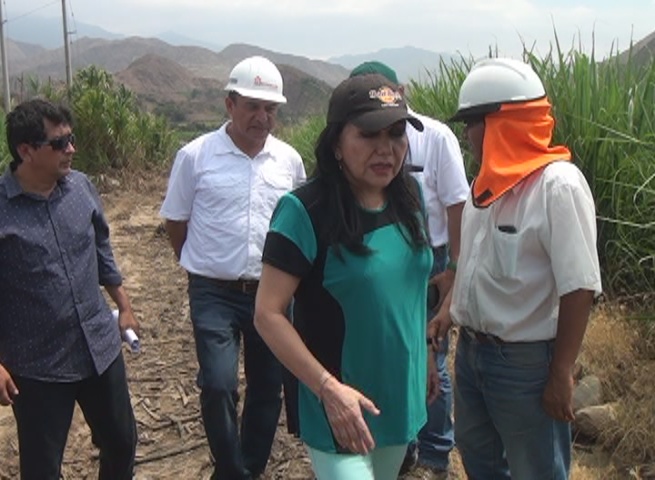 Trujillo: congresista Montenegro comprueba retraso en descolmatación del río Moche