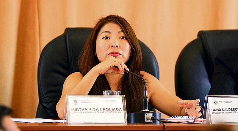 Consejera de la provincia de Virú no se une a movilización por Chavimochic III