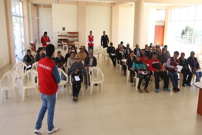 Contraloría capacitará a ciudadanos para vigilar obras en Gran Chimú