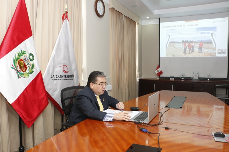 Contraloría comparte experiencia del control concurrente con autoridades y entes fiscalizadores del exterior