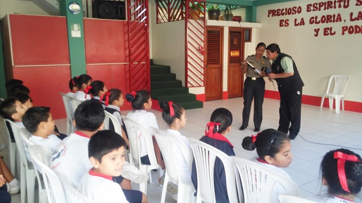 Coprosec dicta charlas de prevención de la violencia escolar en colegios