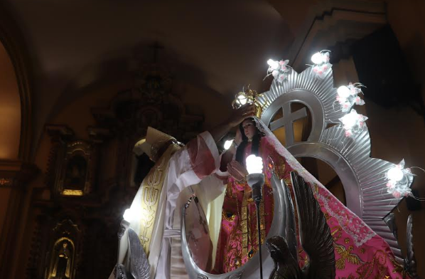 Recuerdan primer aniversario de visita del Papa con coronación a la Virgen de la Puerta de Salaverry