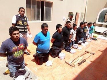 Caen 10 presuntos integrantes de la banda “Los malditos de Ascope”