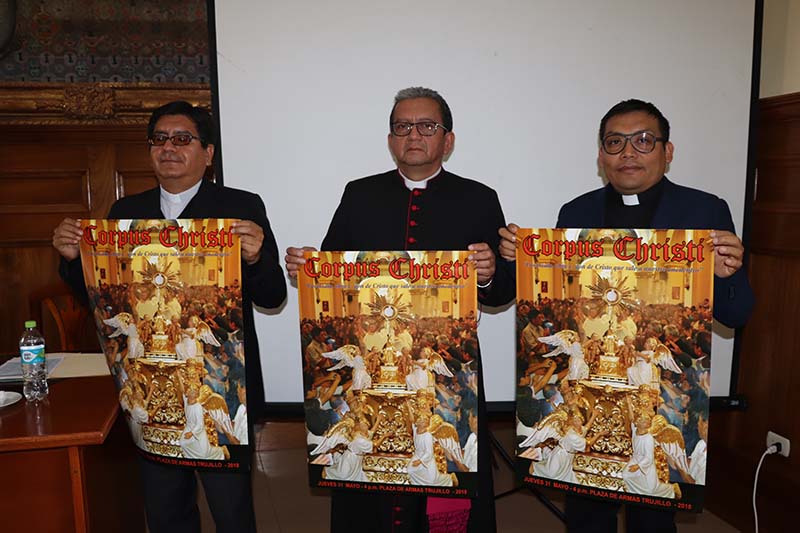 Anuncian Solemnidad del Corpus Christi Arquidiocesano y Semana Eucarística en Trujillo