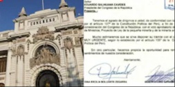  Presentan proyecto de ley MAPE al Congreso con carácter “muy urgente”