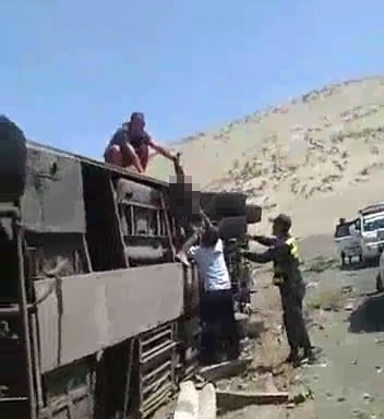 Virú: Quince muertos y veinte heridos en despiste de ómnibus