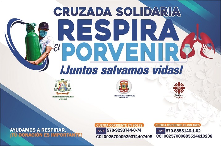 El Porvenir: anuncian vigilia virtual y Teletón para adquirir planta de oxígeno medicinal