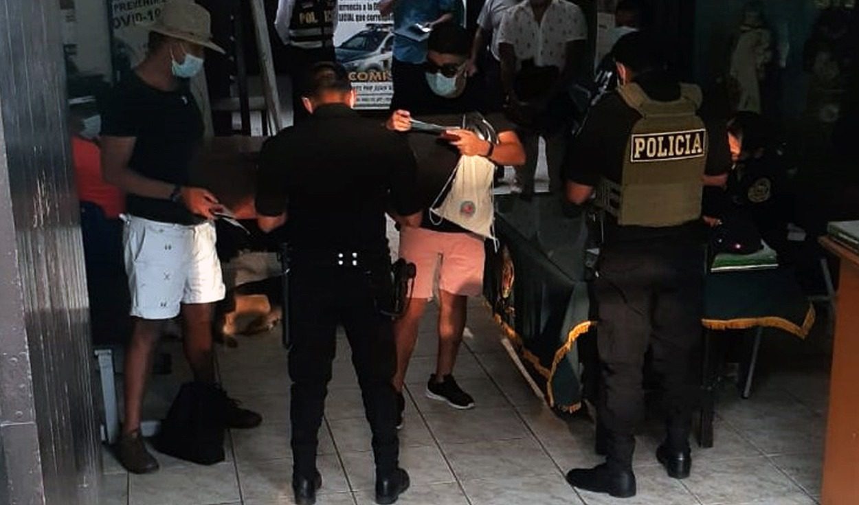 Policía interviene sauna en Trujillo y descubre que era un burdel clandestino