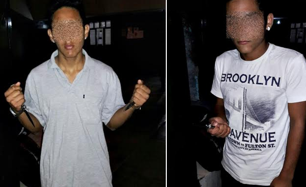 Trujillo: capturan a tres supuestos menores de edad que portaban cuchillos