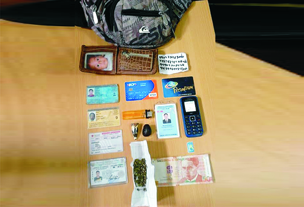 Intervienen a presunto integrante de construcción civil cobrando cupos