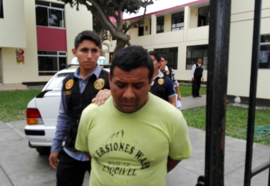 Detienen a sujeto cobrando cupo a carpintero chimbotano