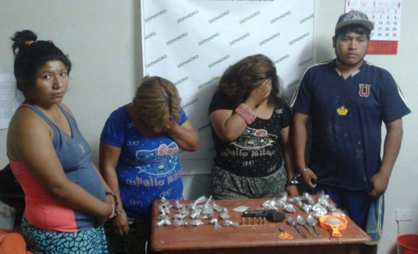 Detienen a familia de microcomercializadores de droga en El Porvenir