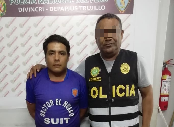 Capturan a violador de adolescente de 14 años en Santiago de Cao