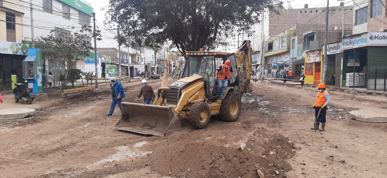 Trujillo: retoman obras en av. Vallejo y se calcula culminar en setiembre
