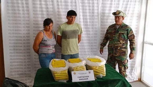 PNP incauta 5 000 cartuchos de dinamita que iban a ser usados en minería ilegal en Pataz
