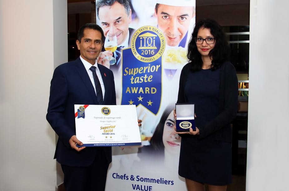 Empresa liberteña Danper es reconocida con el Superior Taste Award 2016